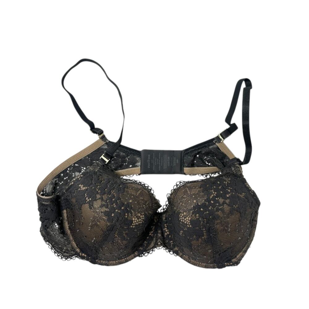 Thirdlove Gray Lace Underwire Bra Women's Size 36B New
